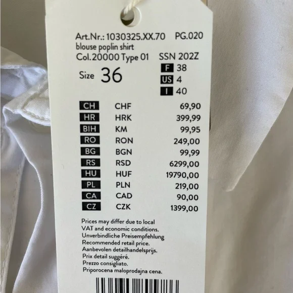 White button-up - Picture 5 of 5